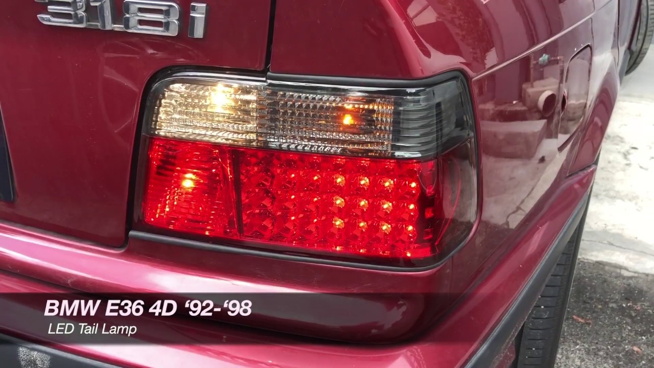Bmw 6 4d 92 98 Led Tail Lamp Youtube