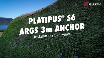 Cirtex Platipus ARGS Anchor Installation Guide | S6 3m
