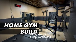Home Gym Build | FULL TIMELAPSE! |