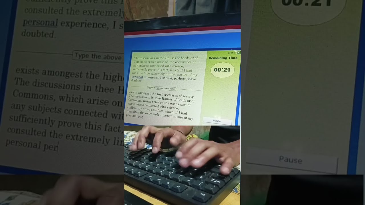 Typing Test 46 Wpm???