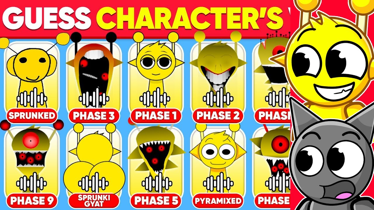 Guess The SIMON SPRUNKI By Sound...