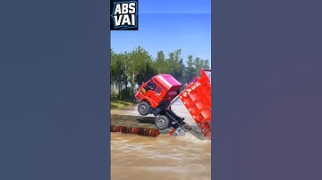 Mudrunner pc game impossible challenge #mudrunner #pcgame #shorts #simulation #truck