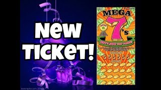 NEW TICKET! $20 Mega 7's Texas Lottery Scratch Off Tickets