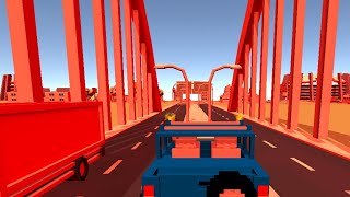 Blocky Car Racer - BLOODY MOOD #CITYmode | Game for Android and IOS screenshot 5