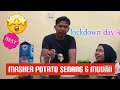 MASHER  POTATO paling MUDAH + aktiviti LOCKDOWN hari yang ke 4 #5