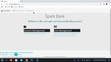 The Spark Foundation Banking System Web App