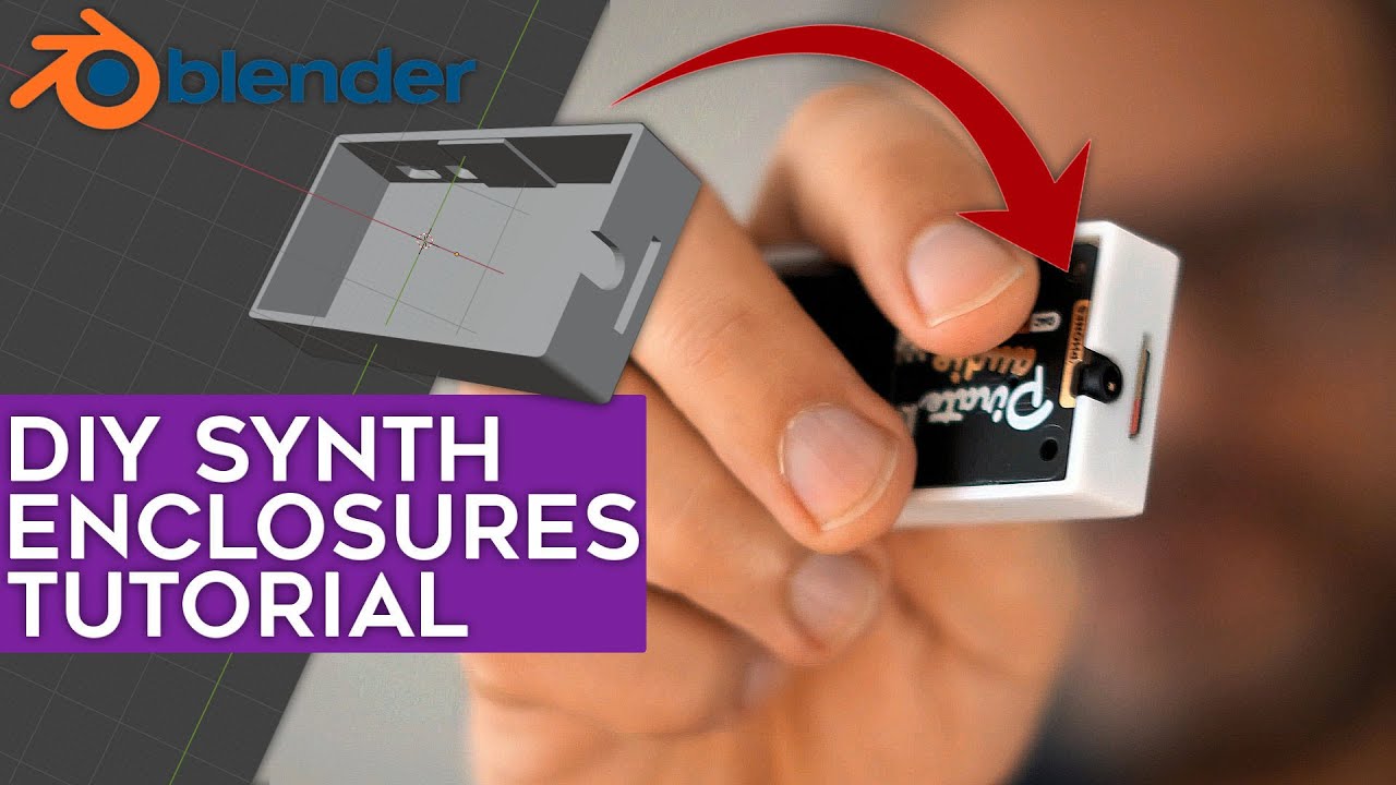 3D designing & printing custom enclosures for DIY synthesizers in Blender | Step-by-Step Guide