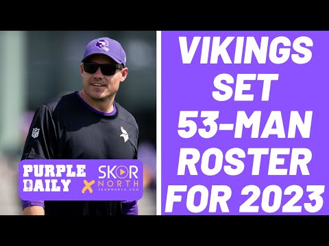 Vikings' updated 53-man roster for 2023 NFL season