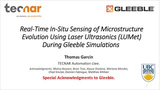 Episode 19 - Real-Time In-Situ Sensing of Microstructure Evolution using Laser Ultrasonics + Gleeble