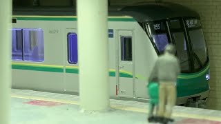 【地下鉄レイアウト】常磐緩行線/地下鉄千代田線 Nゲージ走行動画