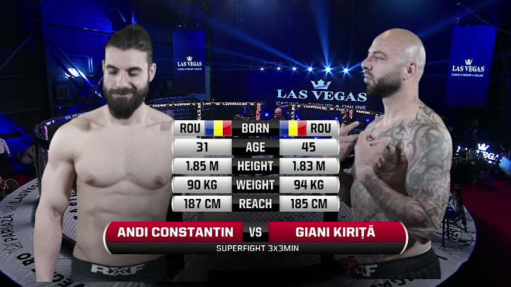 RXF STARS : GIANI KIRITA VS ANDI CONSTANTIN #LasVegas.ro