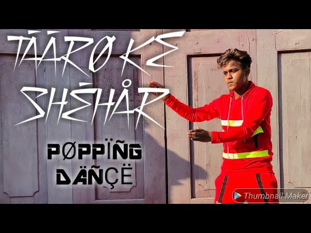 Taaron Ke Shehar Mein - Dubstep Mix || Popping Dance cover || ROIN_ROBO