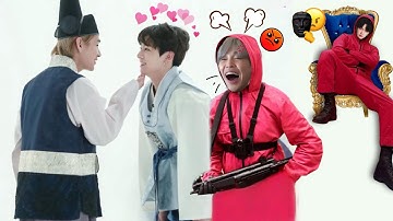 BTS play squid game Masti   #cuelife #bts // hindi dubbing