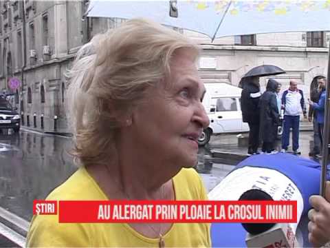 Au alergat prin ploaie la Crosul Inimii