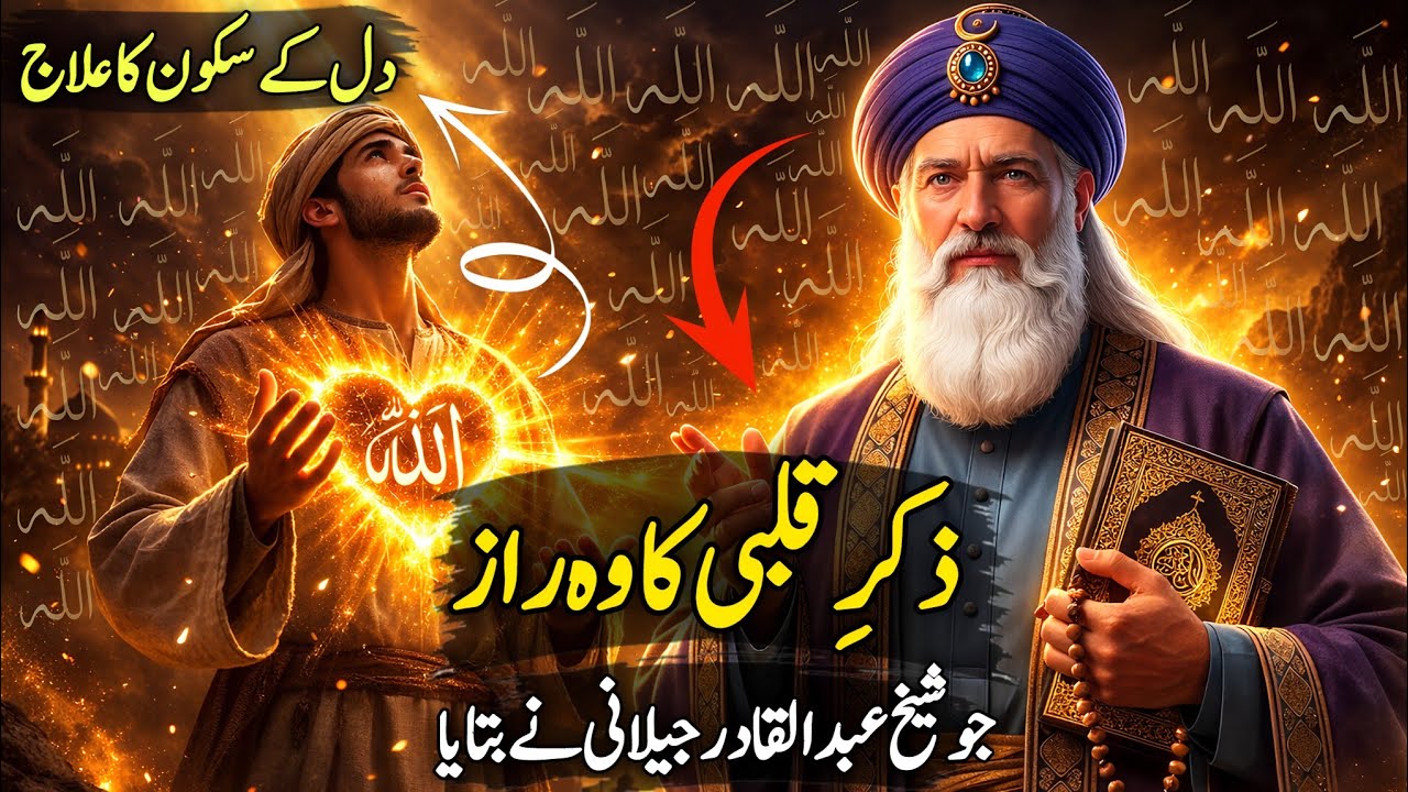Zikr Qalbi Ka Asal Raaz | Dil Ko Zinda Karne Ka Tareeqa | Jo Sheikh Abdul Qadir Jilani Ne Bataaya