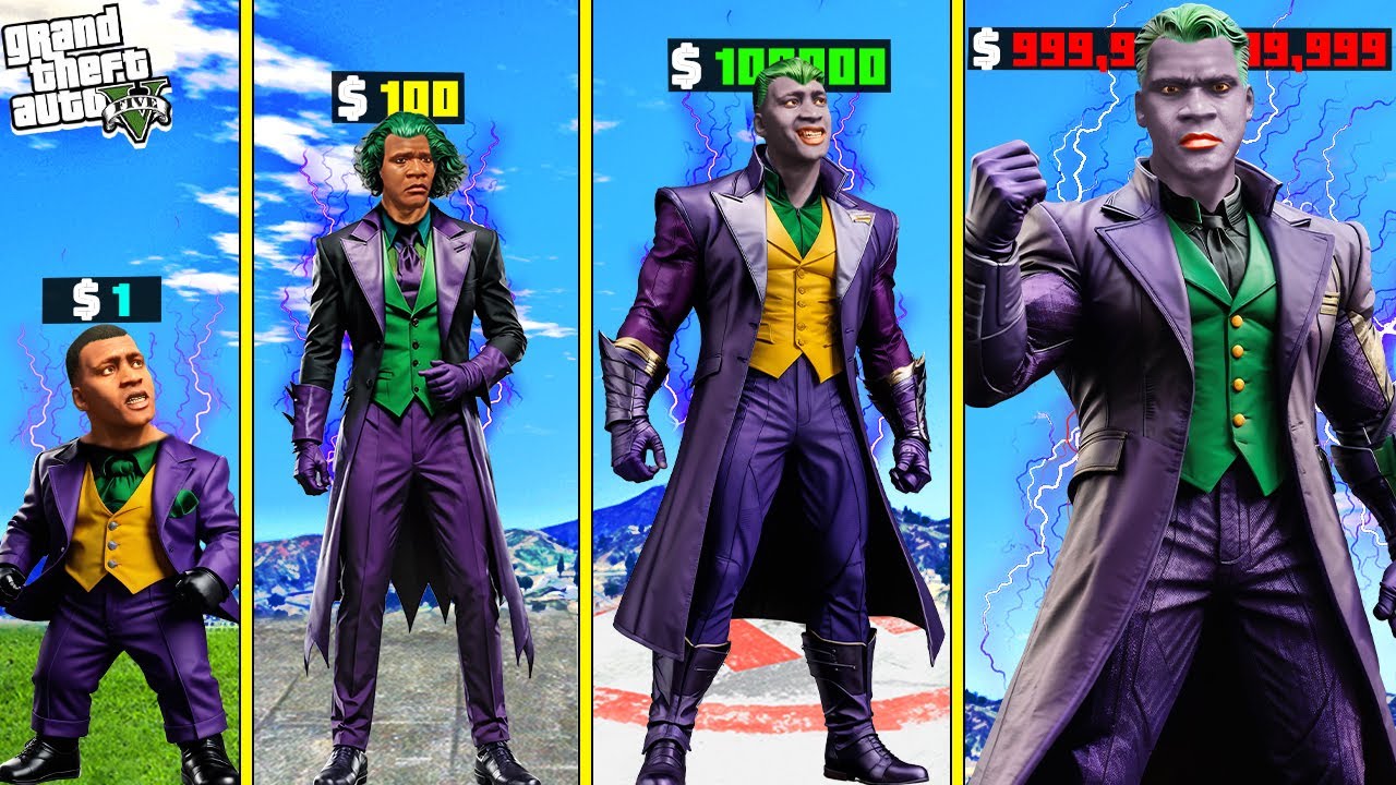 Shinchan UPGRADE $1 JOKER to $1,000,000,000 JOKER in GTA 5