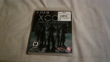 XCom Enemy Unknown PS3 unboxing