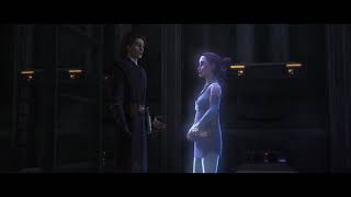 Star Wars The Clone Wars S7 Ep2 Anakin talking to Padme.