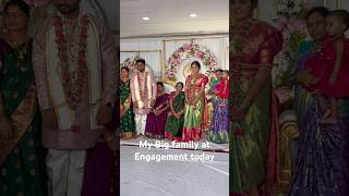 My big family at son in law engagement function today.youtube shorts