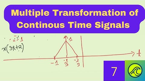 Multiple Transformation of Continous Time Signals | @fromBase