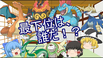ポケモン御三家最強ランキング ポケモン御三家最強ランキング