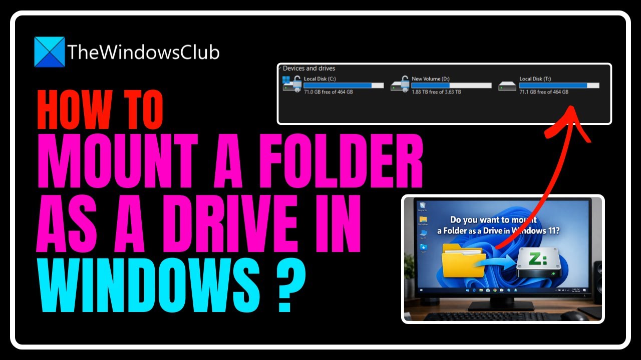 Mount Folder How to mount a Folder as a Drive in Windows - YouTube