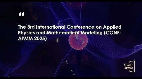 CONF-APMM 2025 - Welcome to the online conference!