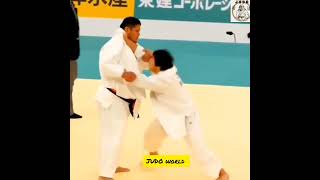 Perfect Tai-Otoshi.
