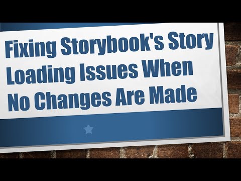 Fixing Storybook's Story Loading Issues When No Changes Are Made