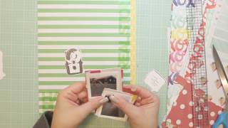 Scrapbooking Process video 8.5x11 Layout ...happy place real story...