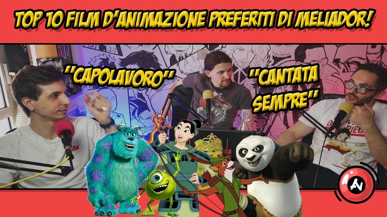 TOP 10 FILM D'ANIMAZIONE PREFERITI DI MELIADOR #688