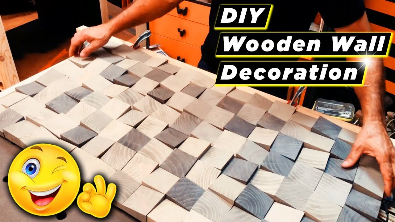 Diy Wooden Wall Decoration - How To Make Wood Wall Art - Youtube