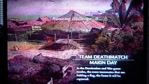 Glitches on Makin and Makin Day, Call of Duty 5: World at War