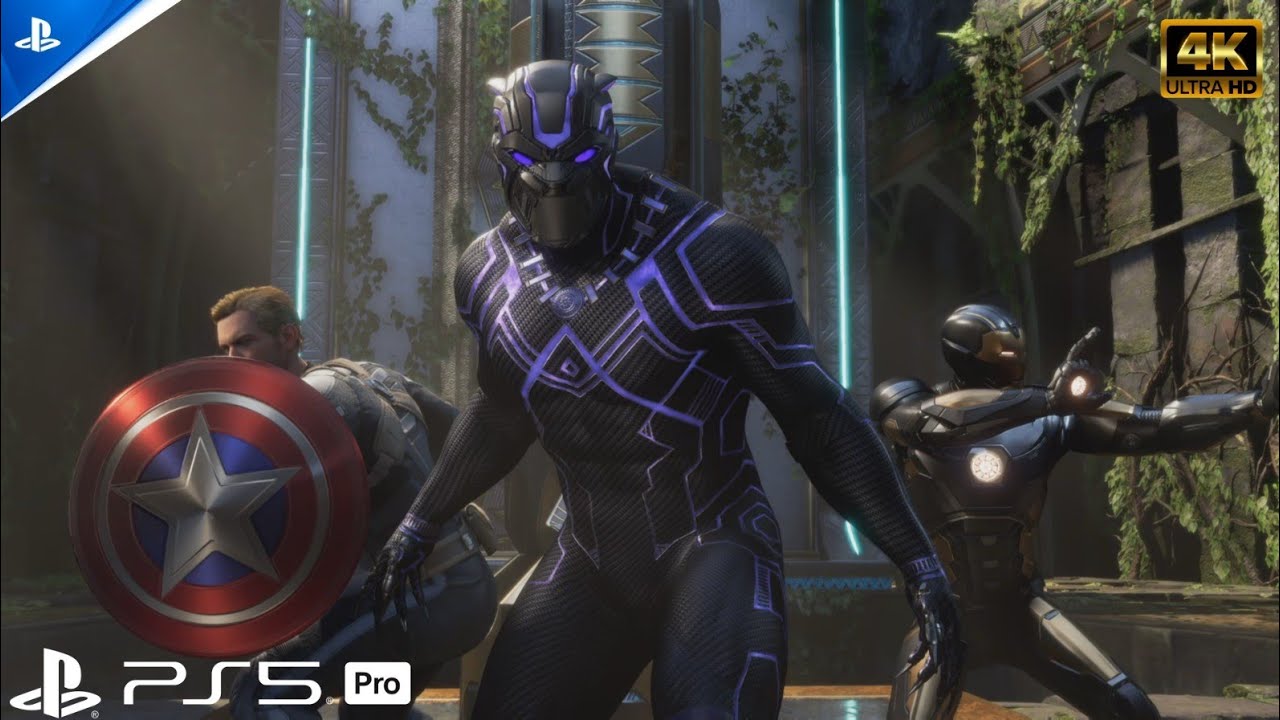 Marvel Avengers Black Panther ps5 pro 4k 60fps