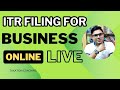 How To File ITR For Business Income  AY 2024-25 | How To File ITR Filing For Business FY 2023-24