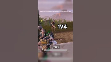 1v4 Squad Wipe with INSANE Speed! 😱 | BGMI 1v4 Clutch #shorts