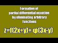 Formation of PDE | MAT201 repeated questions