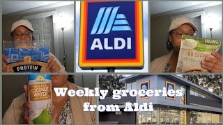 #shopping Aldi weekly groceries- what I got #groceryhaul #foodie #budget