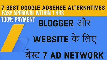 Top and Best ad networks for Blogger and Website | 7 Best Google Adsense Alternatives 2018