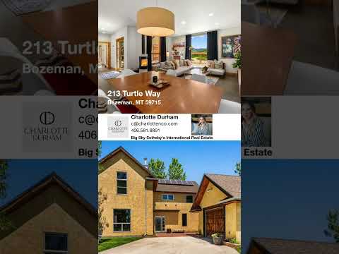 213 Turtle Way, Bozeman, MT home video tour