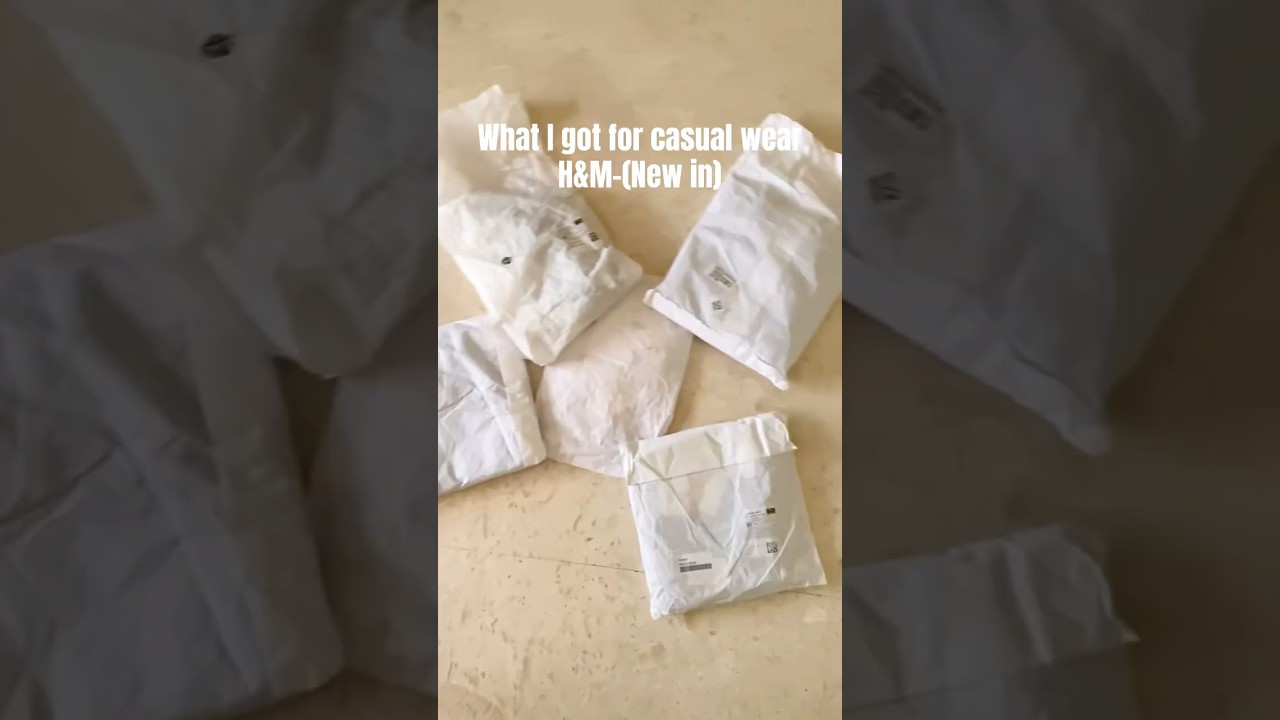 What I got from H&M for casual wear 