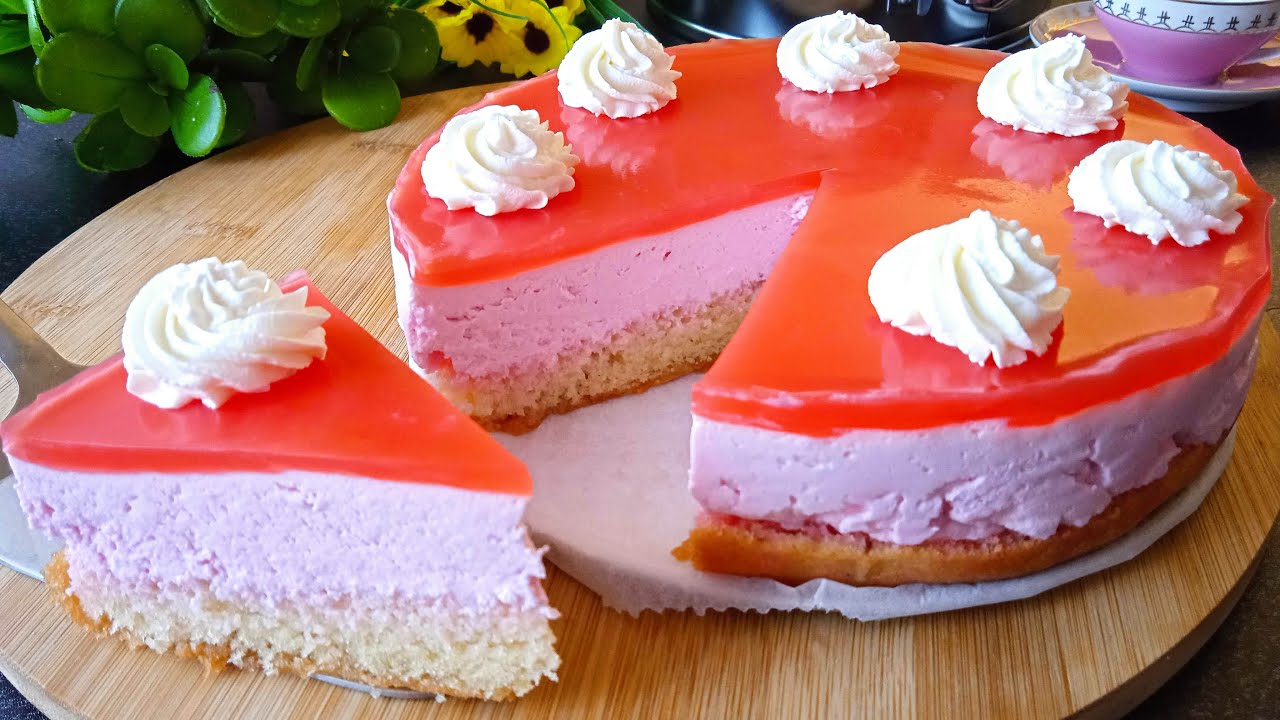 JAHODOVÝ DORT JAKO Z CUKRÁRNY! BONUSOVÝ recept! Lahodný TV