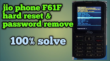 jio phone F61F hard reset & password remove|jio phone f61f hard reset key|jio lyf f61f hard reset