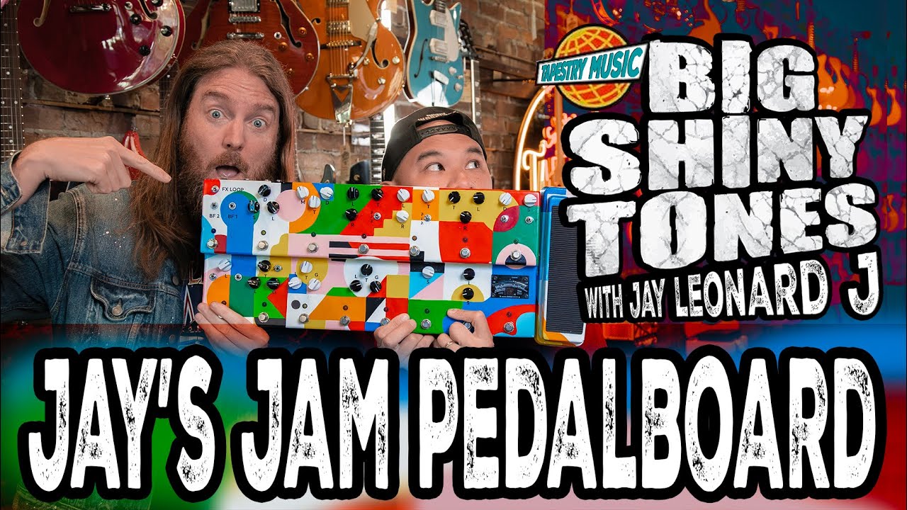 Секретное оружие Джея Леонарда Джея: Лучший педалборд для джема 🎸 МНОГО БЛЕСТЯЩИХ ЗВУКОВ 
