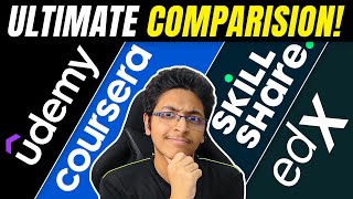 UDEMY Vs COURSERA Vs SKILLSHARE🔥 | WHICH IS THE BEST PLATFORM TO LEARN SKILLS