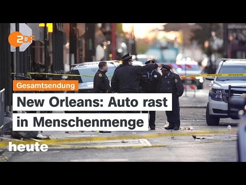 heute 19:00 Uhr vom 01.01.2025 Feuerwerksunfälle, Anschlag in New Orleans, Änderungen in 2025 Episode cover