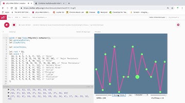 Random Melody Generator w/ p5.js & Tone.js
