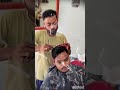 SIMPLE HAIR CUT✂️ MEDIUM STEP CUT #hairstyle #viralvideo #asam #youtubeshorts #barber