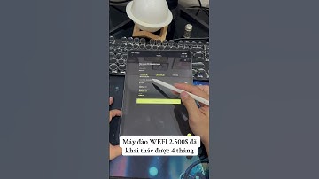 Máy đào WEFI 2.500$ đã khai thác được 4 tháng #wefi #helichain #heliwin #ito #fcm