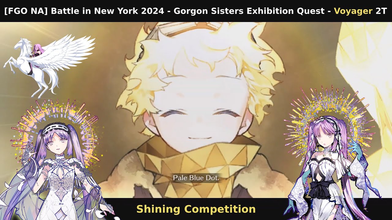 [FGO NA] Battle in New York 2024 - Gorgon Sisters Exhibition Quest - Voyager 2T (No Oberon)